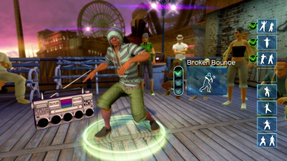 Dance Central with 240 Microsoft Points