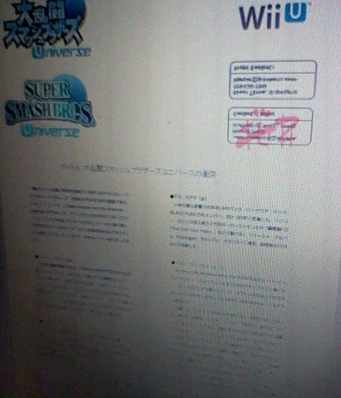 Leaked Document Outlines Super Smash Bros. Universe
