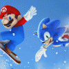 Mario and Sonic herald new blue Wii