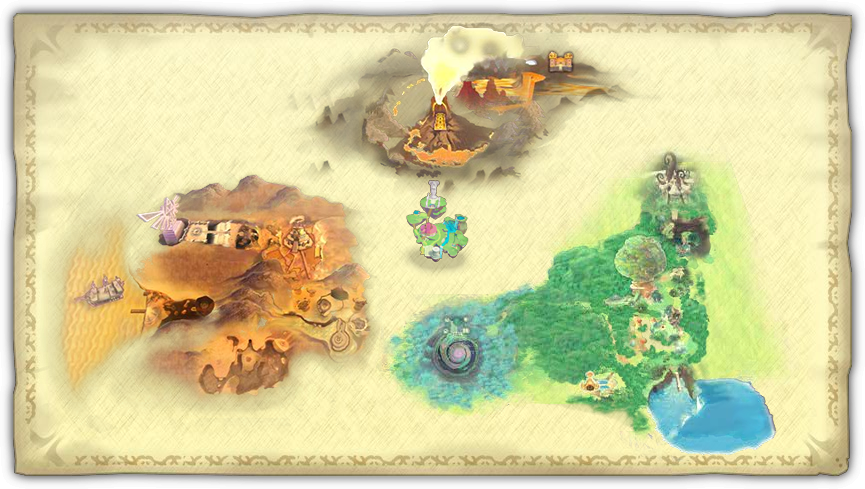 Is This the Legend of Zelda: Skyward Sword Map?