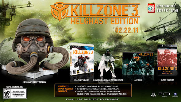 Buy The Killzone 3 Helghast Edition For $25