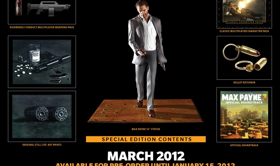 Max Payne 3 Special Edition Announced