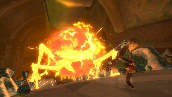 Skyward Sword Video – Taking Down Fire Temple Boss Scaldera