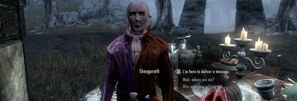 Skyrim – Sheogorath of Shivering Isle & the Lunatic Wabbajack (Daedra Artifact)