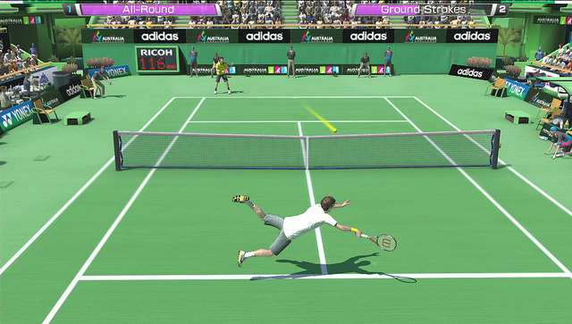 Virtua Tennis 4 PS Vita Gameplay