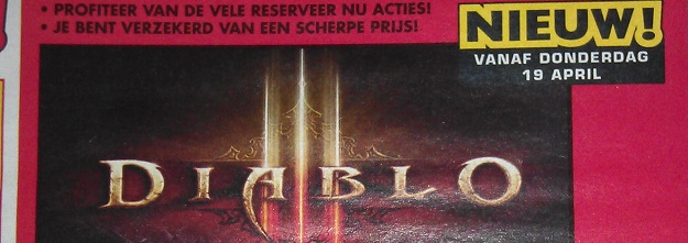 Diablo III Release Date Outed By Dutch Toy Store?