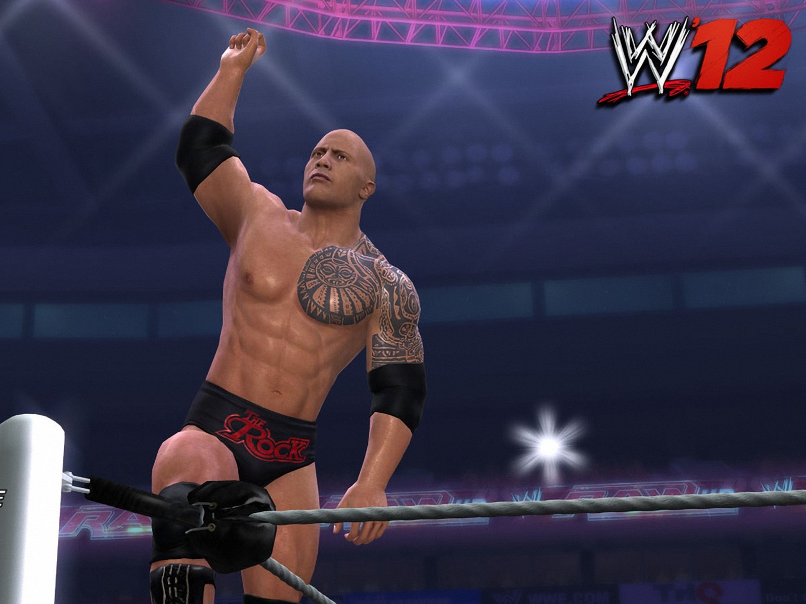 The Rock WWE ’12 DLC Elbow Dropping February 21st