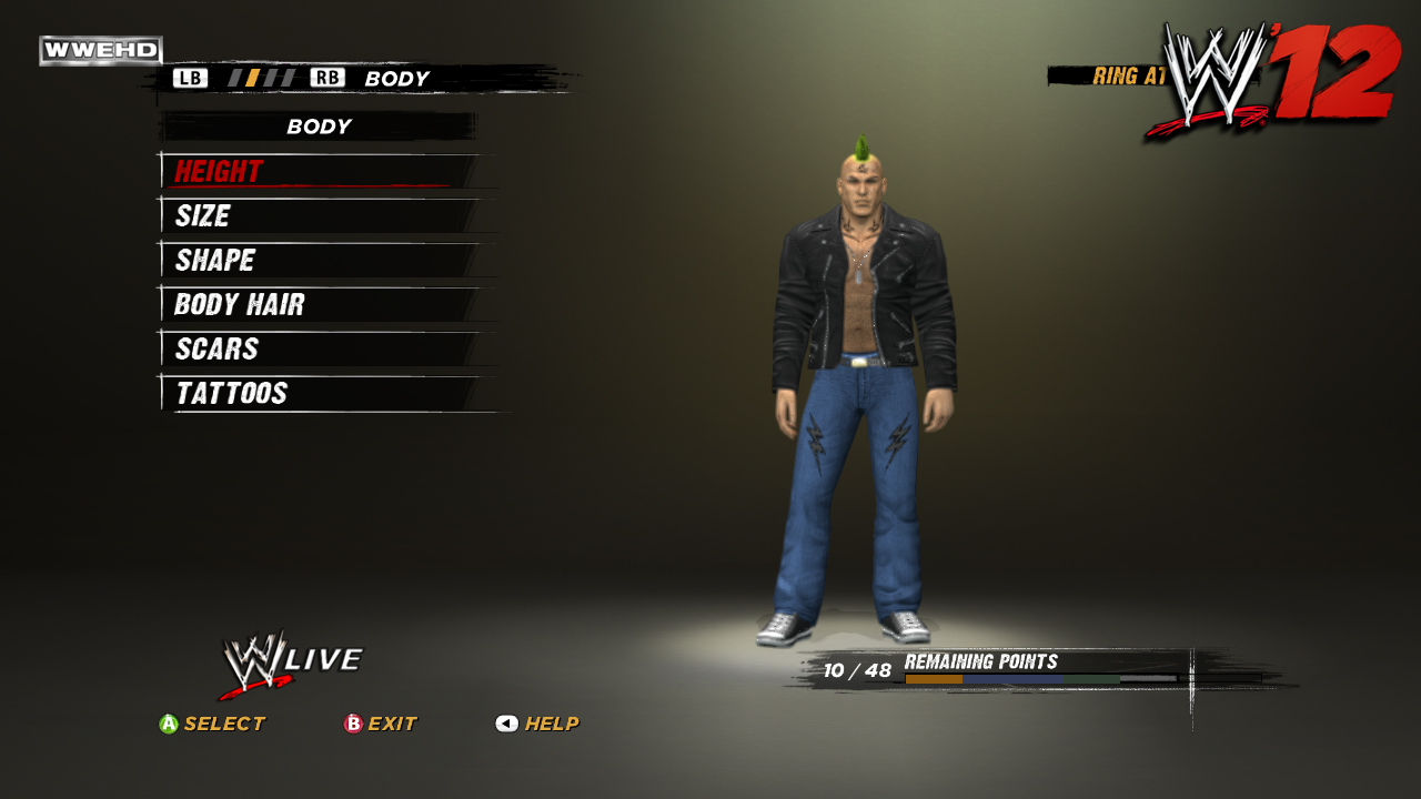 Create A Superstar Improved In PS3 Version Of WWE ’13