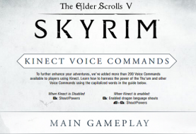 Kinect Update for Skyrim Going Live Tomorrow