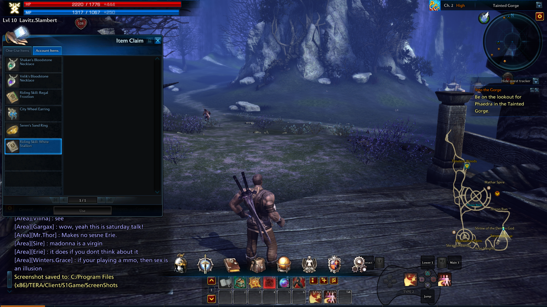 TERA: How to Access the Pre-Order Items