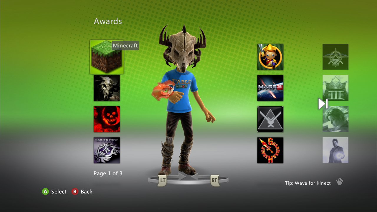 Minecraft Avatar Awards & How to Get Them