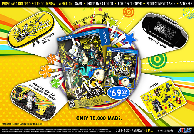 Persona 4 Golden: Solid Gold Premium Edition Revealed