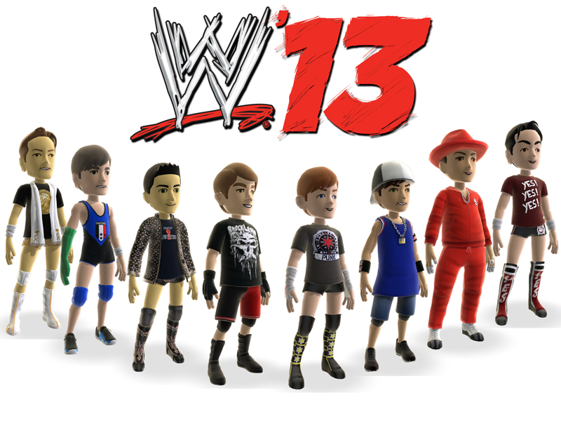 New WWE ’13 Xbox 360 Avatar Items Now Available