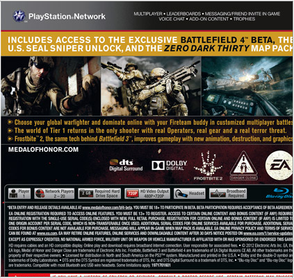 Medal of Honor: Warfighter Install Size Revealed 