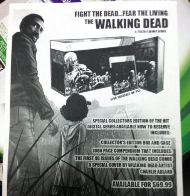 The Walking Dead: The Game Collector’s Edition Outed