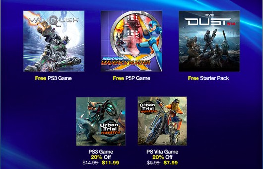 Vanquish & Mega Man Hunter X Free on PS Plus this week