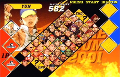 Capcom vs SNK 2 Roster