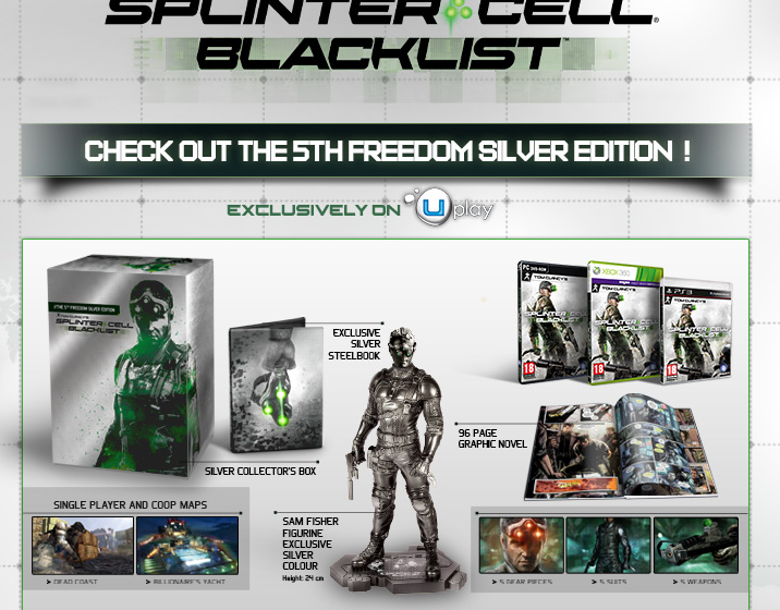 European Splinter Cell Blacklist Collector’s Edition Revealed