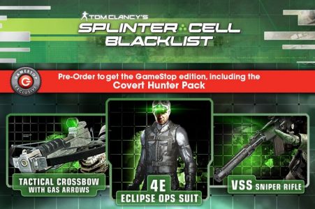 Splinter Cell Blacklist Pre-Order Gamestop