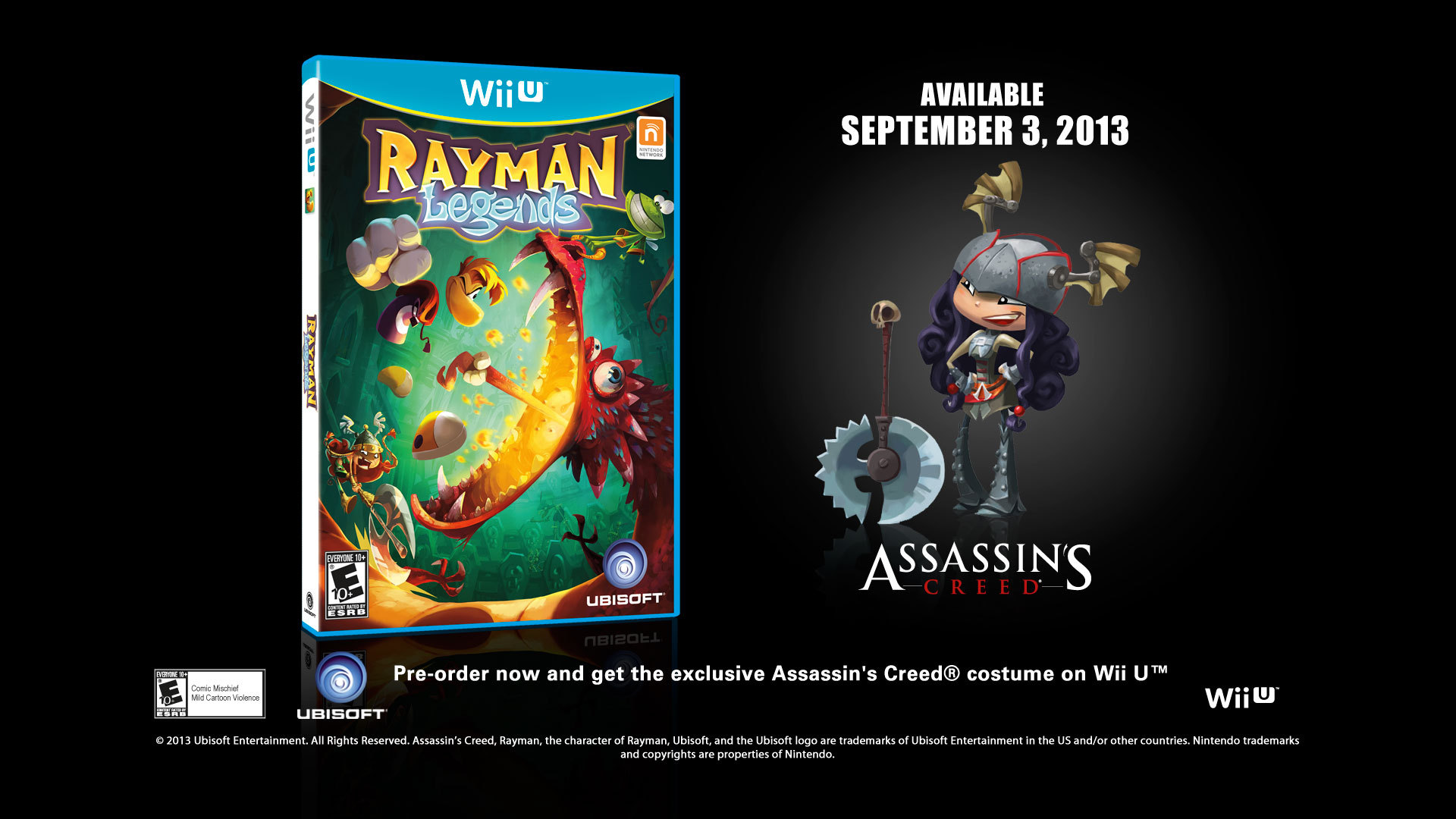 Preorder Items Announced for Rayman Legends