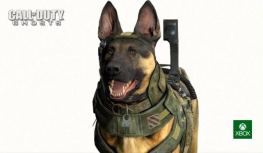 call of duty: ghosts dog kinect