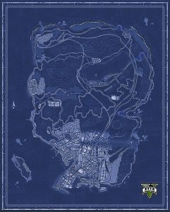 grand theft auto v map