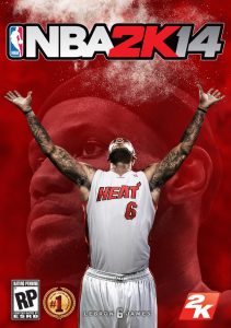 nba 2k14 lebron james cover