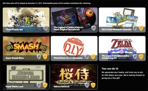 Club Nintendo Elite Rewards