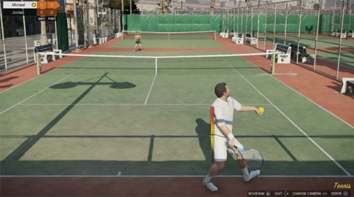 grand theft auto v tennis