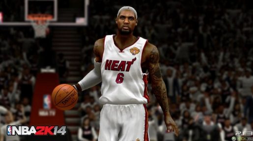 king lebron james nba 2k14 screenshot