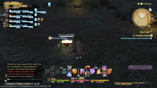 Final Fantasy XIV End Treasure