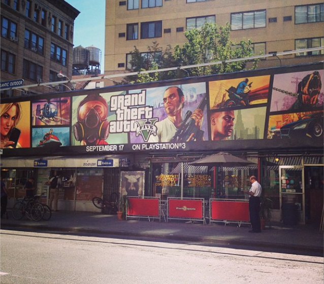 Grand Theft Auto V Advertised As A PS3 Exclusive