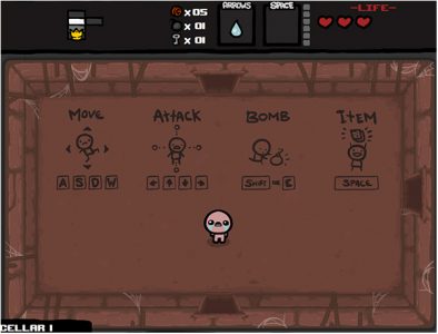 binding of isaac intro