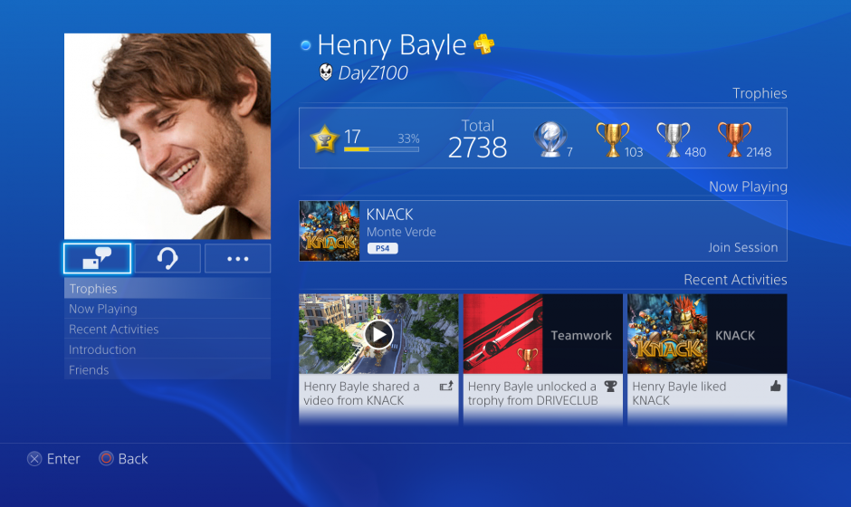 Brand New PS4 Interface Screenshots Released