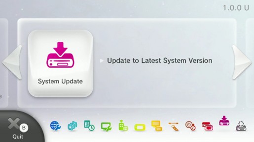 Wii U Firmware Update