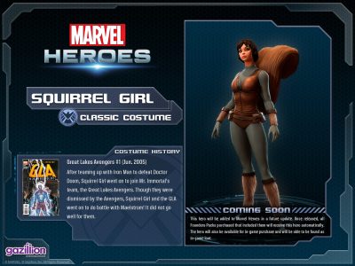 Marvel Heroes Squirrel Girl