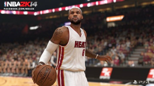 lebron james nba 2k14 ps4