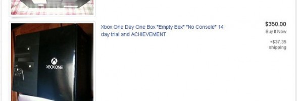 Xbox One Cardboard Boxes Selling For A High Price