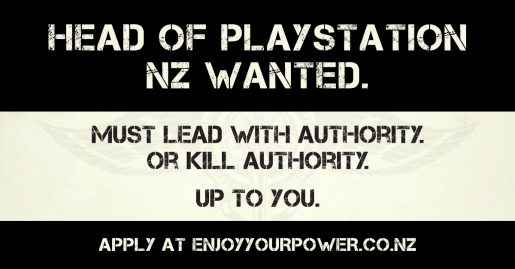 Head of PlayStation NZ wanted