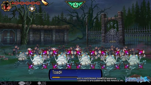 Demon Gaze frog rampage