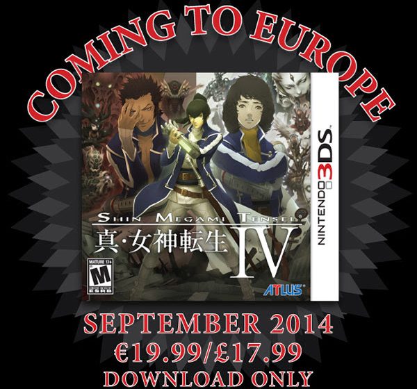 Shin Megami Tensei IV coming to Europe this September