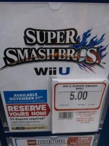 super smash wiiu release