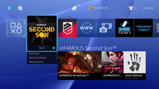 PS4 2.00 Firmware 01