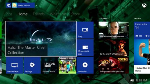 Xbox One November Dashboard