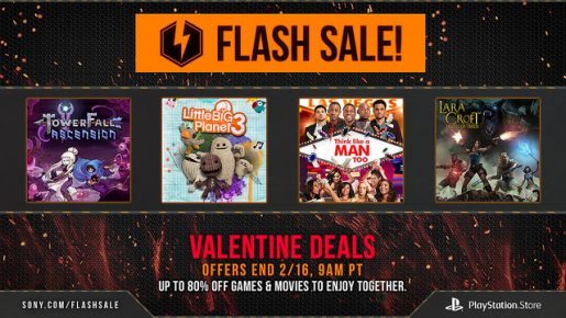 sony flash sale valentine