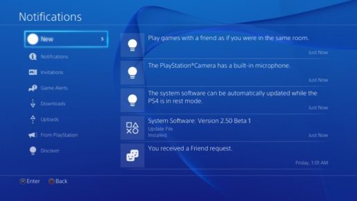 ps4 beta firmware