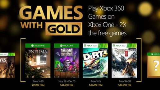 Games with Gold November