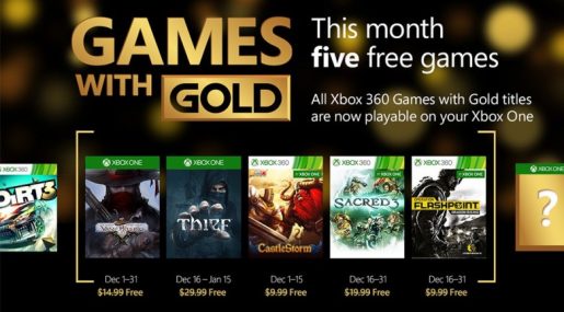 Games with Gold December 2015