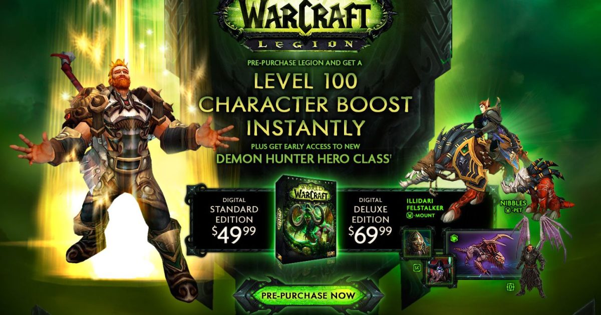 World of Warcraft: Legion will release ‘on or before September 2016’