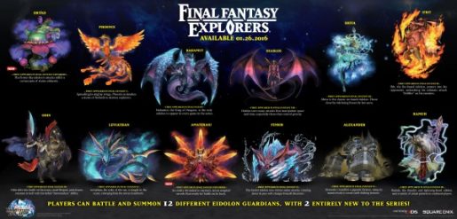 Final Fantasy Explorers Eidolons